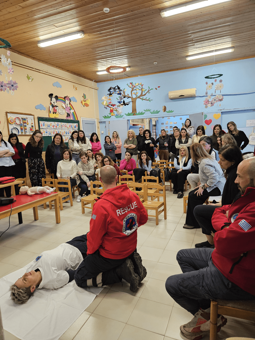 Σεμινάρια Πρώτων Βοηθειών για Βρέφη και Νήπια στο προσωπικό των Δημοτικών Σταθμών του Κ.Ο.ΔΗ.Π.